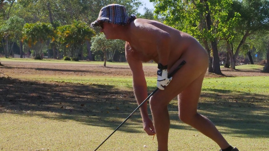 Women Playing Golf Nude vernissage austria