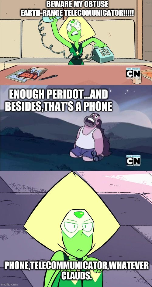 steven universe peridot meme