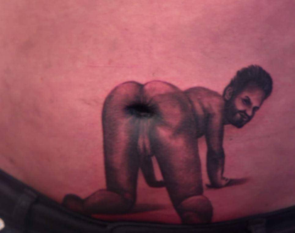 andy castles add photo butt hole tattoo