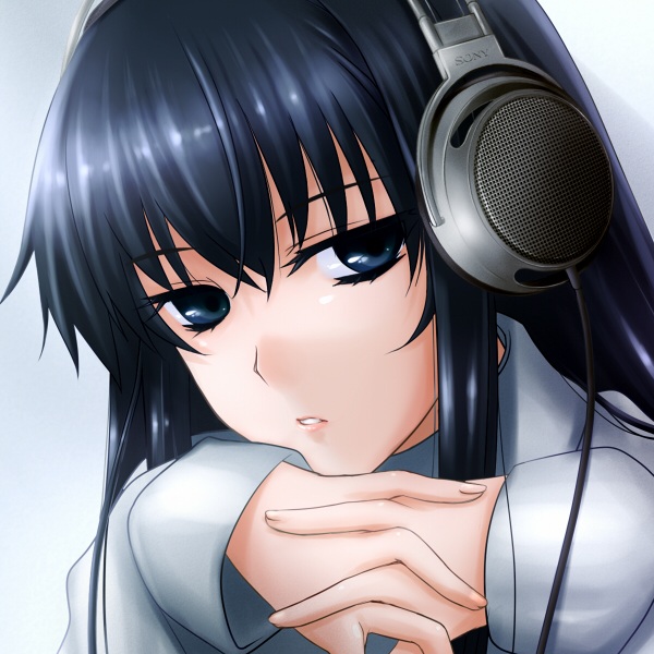 Manga Girl With Headphones dildo fun