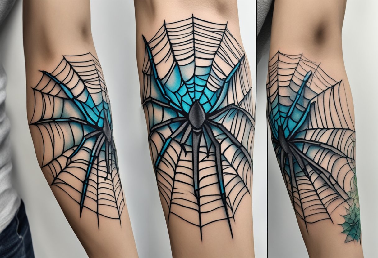 divyansh shah recommends Spiderweb Tattoo On Elbow