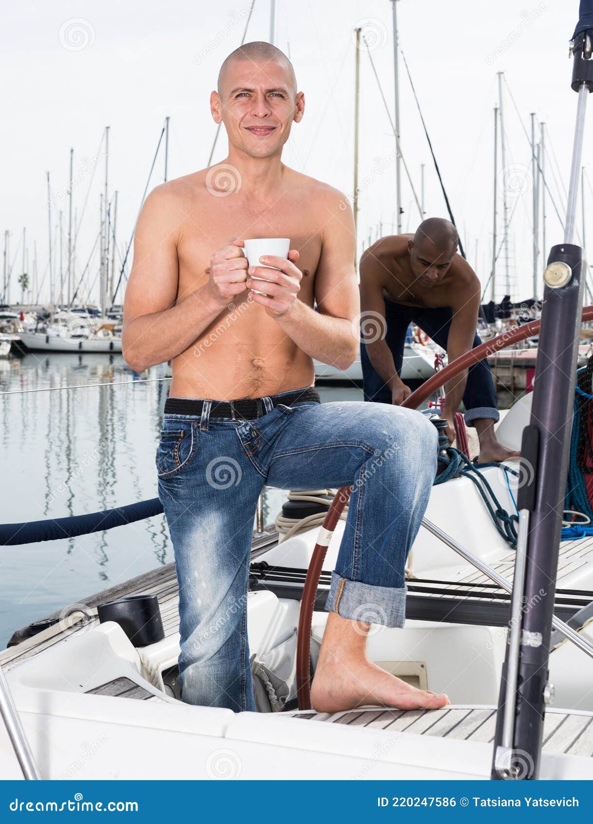 topless on the boat