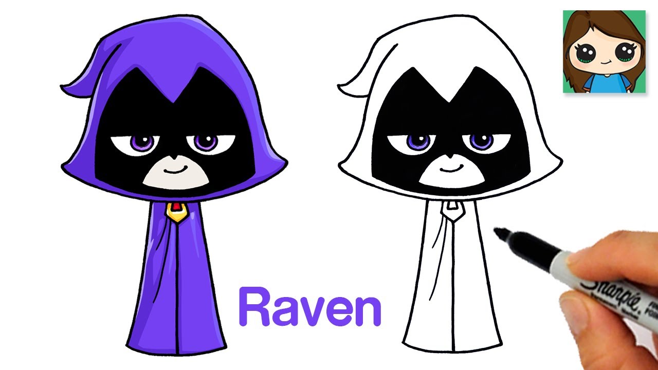 akash akon share drawings of raven from teen titans photos