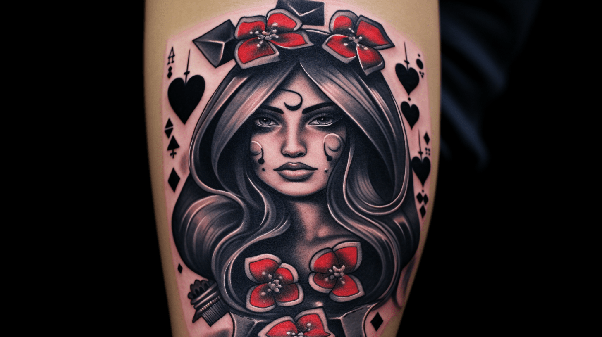 cecelia gallagher add what does a queen of spades tattoo mean photo