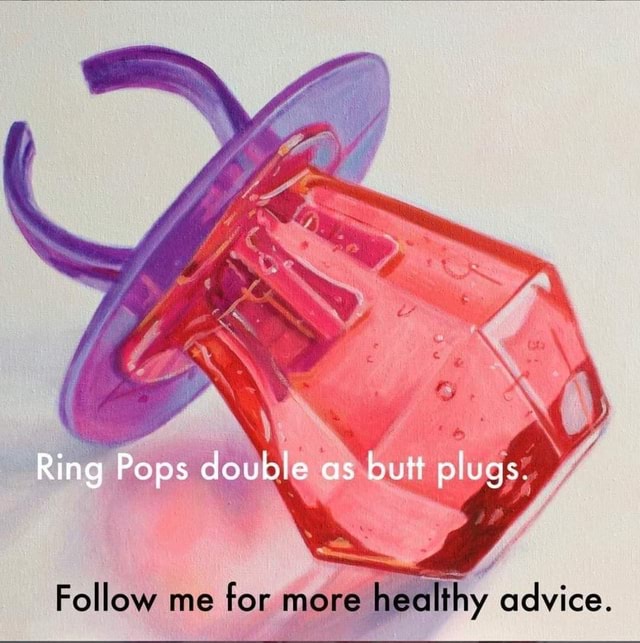 brad carmicle recommends ring pop butt plug pic