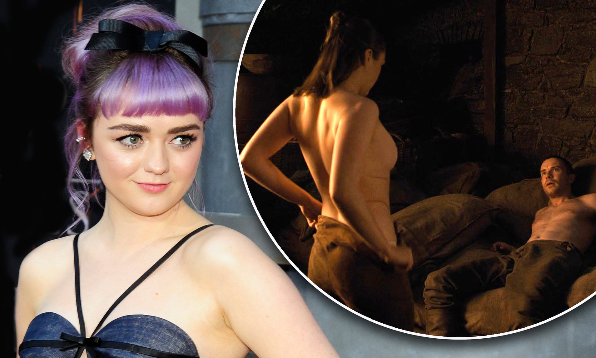 alan flora recommends Maisie Williams Topless Scene