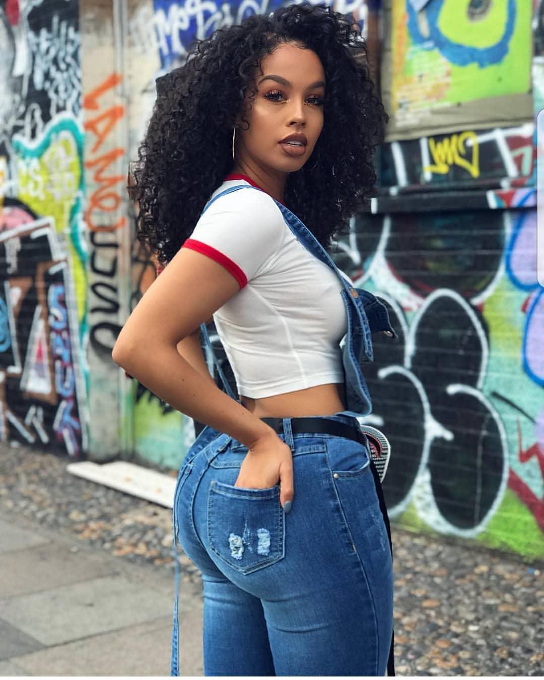 alain benavides recommends black girl tight jeans pic
