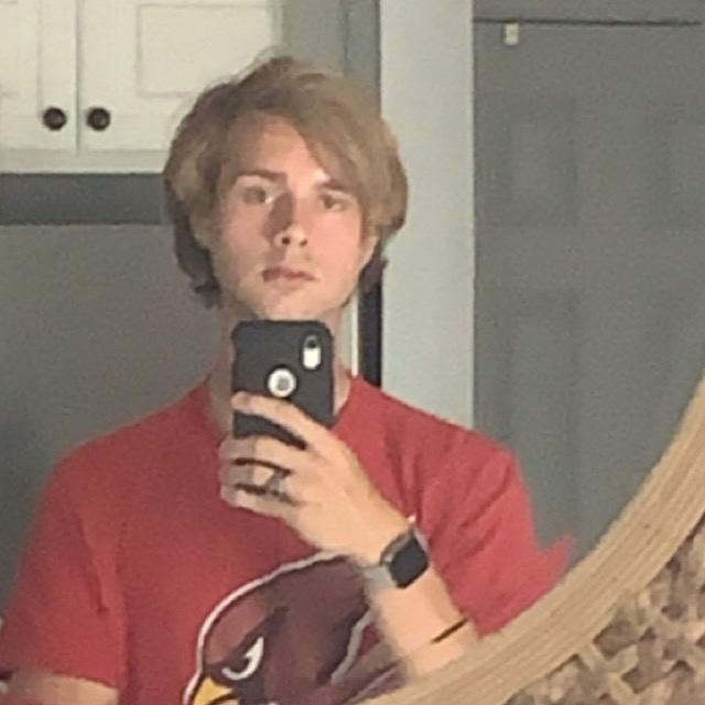 18 year old male selfie