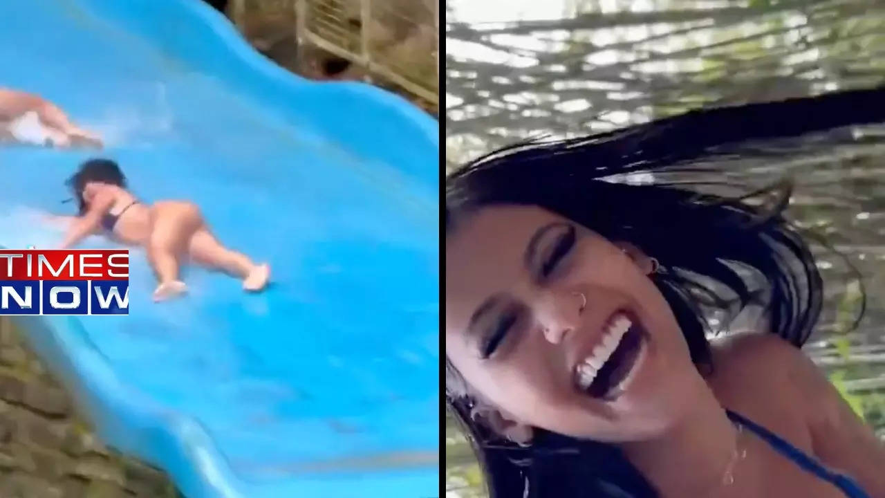 brooks bar recommends Girl Loses Bathing Suit On Water Slide