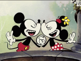 mickey and minnie mouse gif