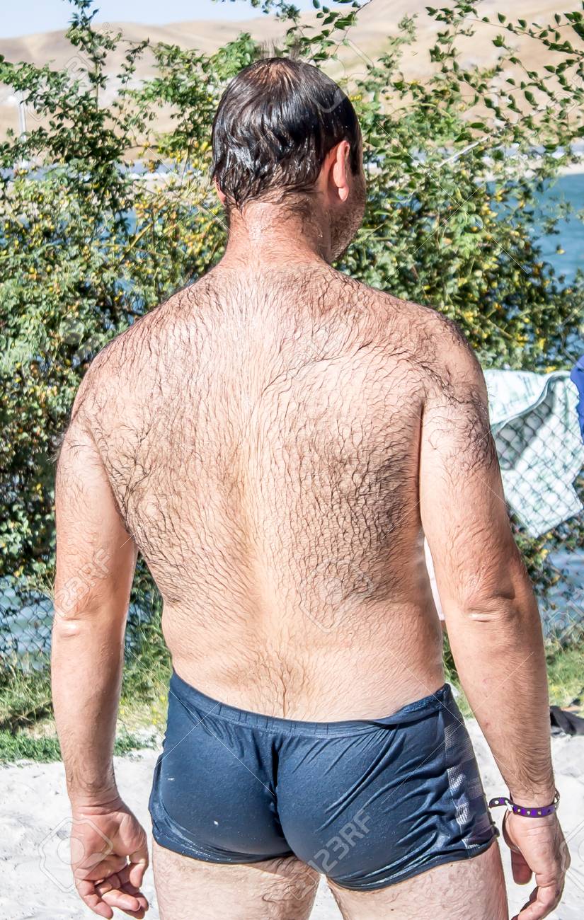 adam fero add photo hairy man on beach