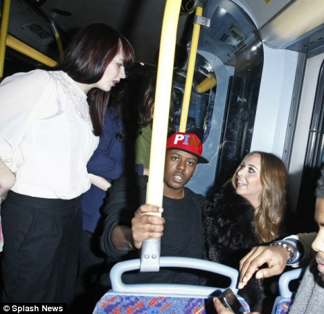 dahlia black recommends real touch in bus pic