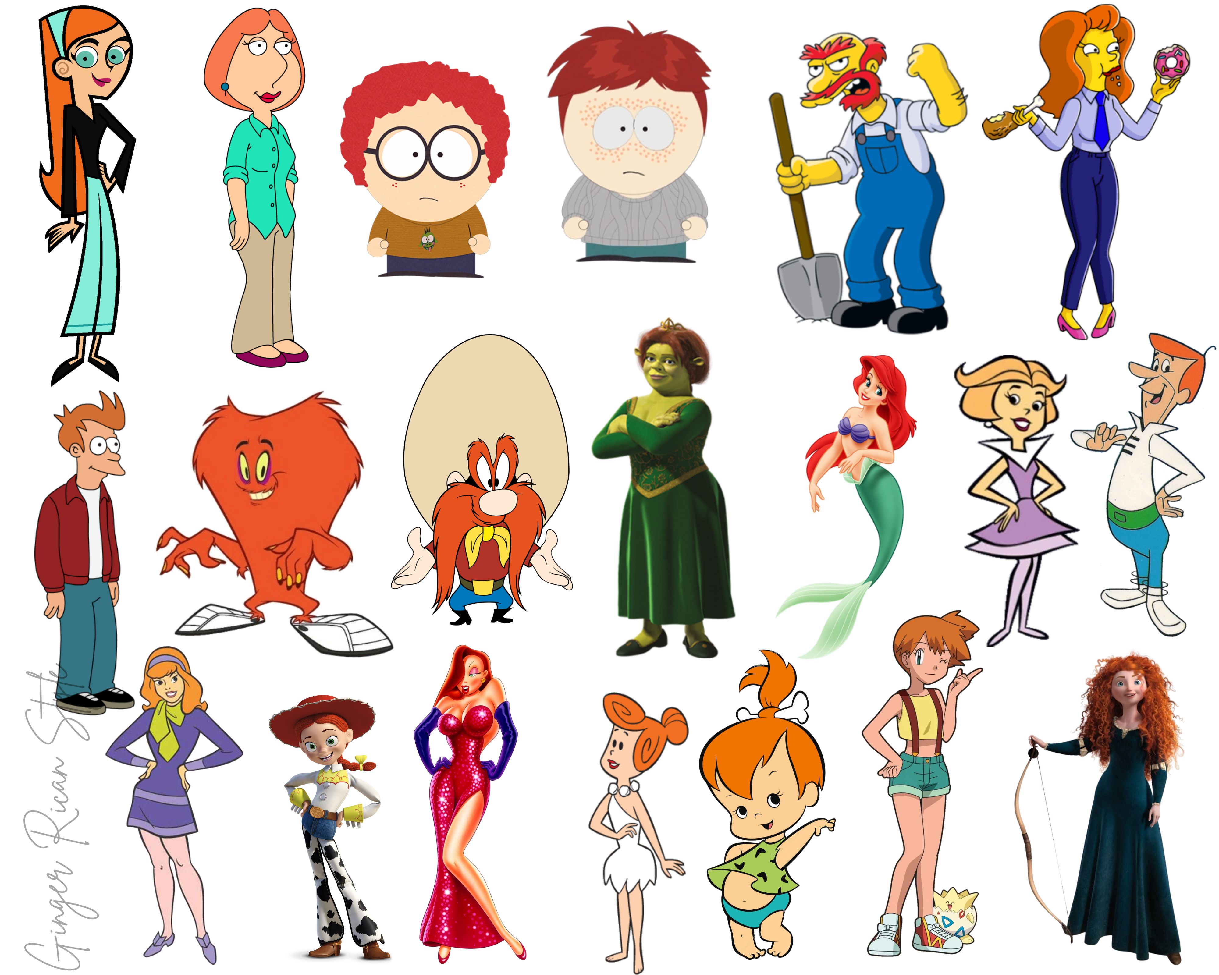 charie padilla recommends red head cartoons pic