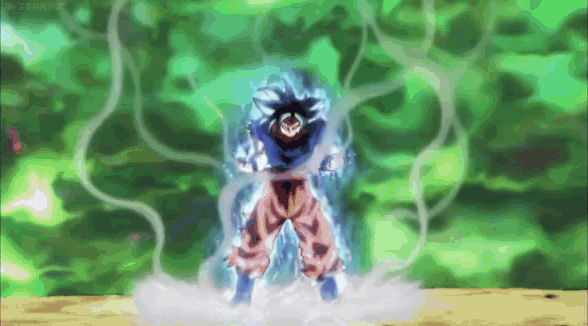 Best of Dragon ball power up gif