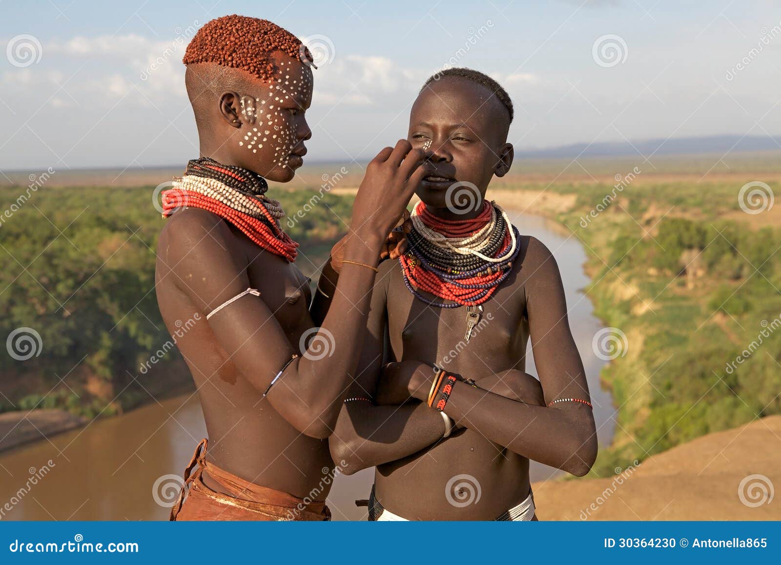 Naked African Tribal Girls the mirror