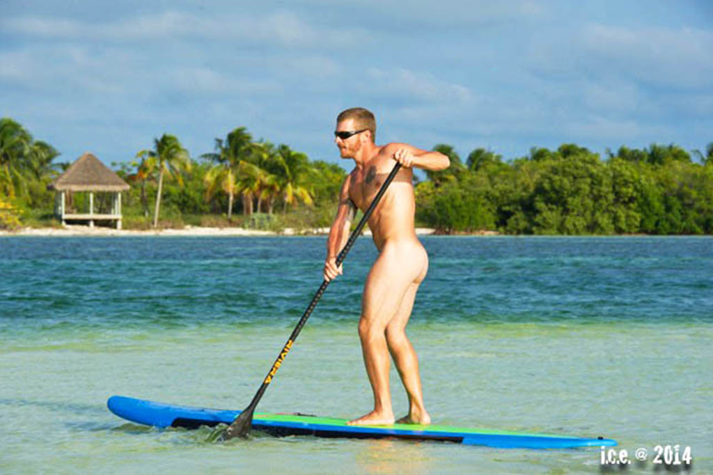 aaron san recommends Naked Stand Up Paddle Board