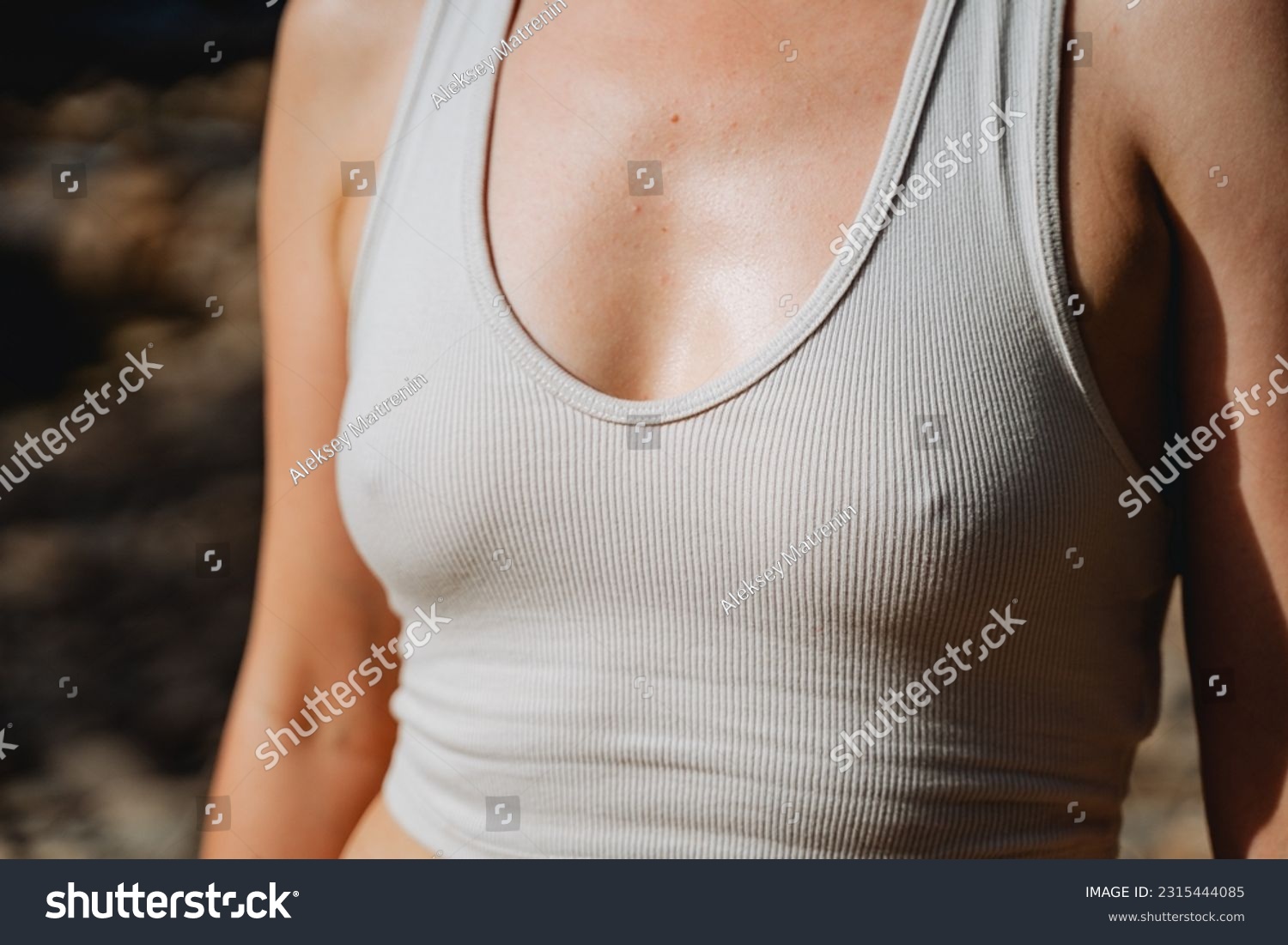 andrea scholl share giant boob nipple gun photos