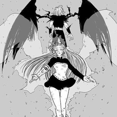 dave binnie add angels vs demons anime photo