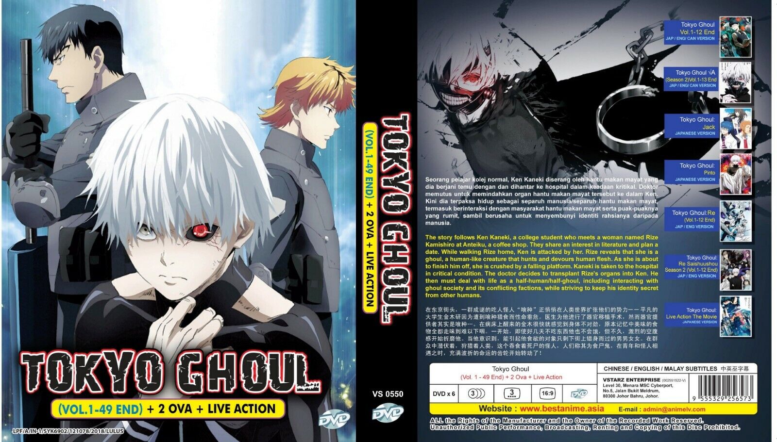 aaron mayeux recommends tokyo ghoul season 1 dub pic