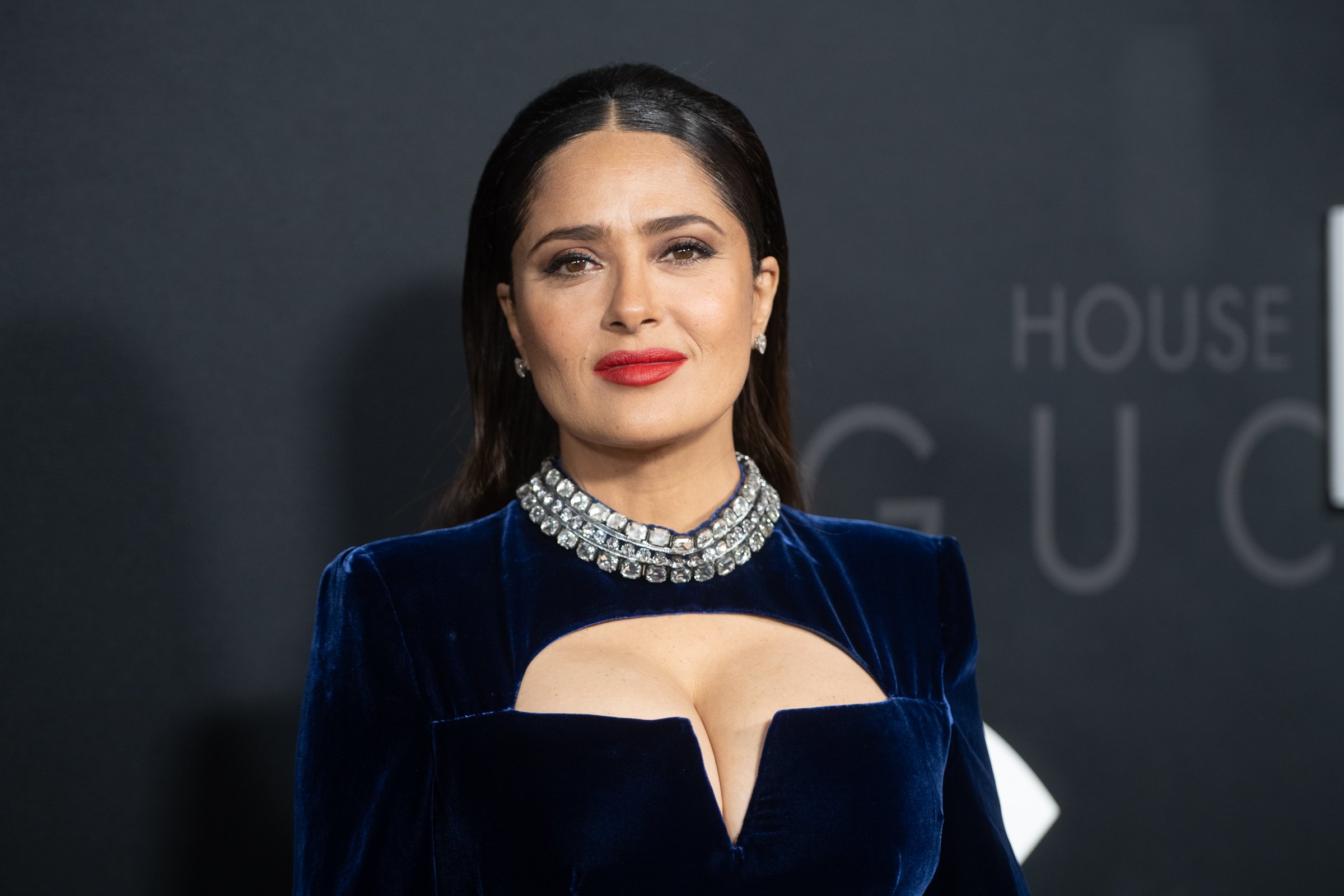 Salma Hayek Topless Photos mobile game