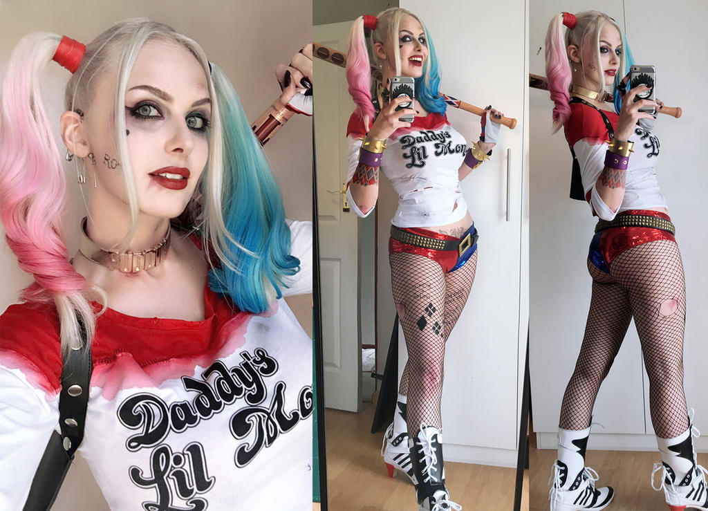 bianca lagunas add harley quinn camel toe photo