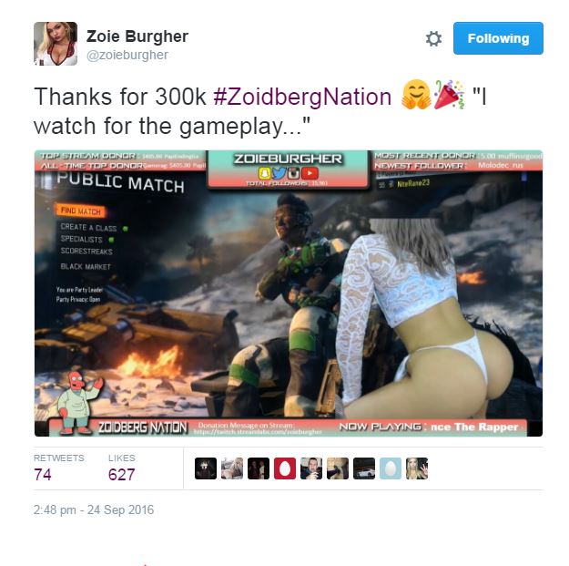 debbie rickards recommends Zoie Burgher Nude Pussy