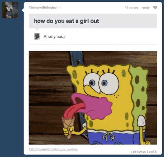 Eating A Girl Out Meme off nsfw