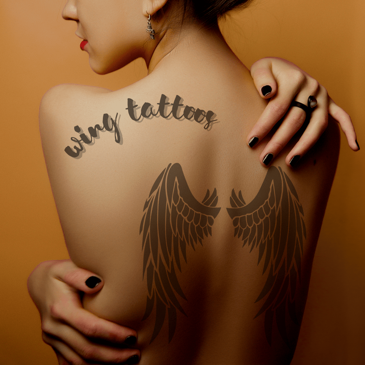 Best of Butterfly wings back tattoo