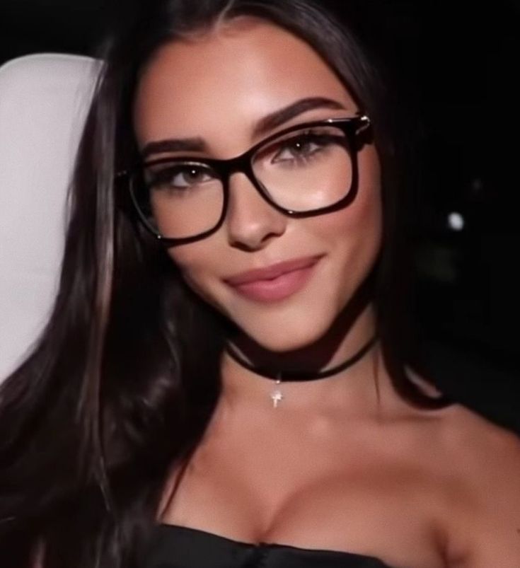 brittany luther recommends sexy brunette with glasses pic
