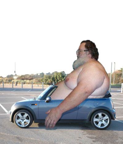 alin stoica recommends fat guy small car pic
