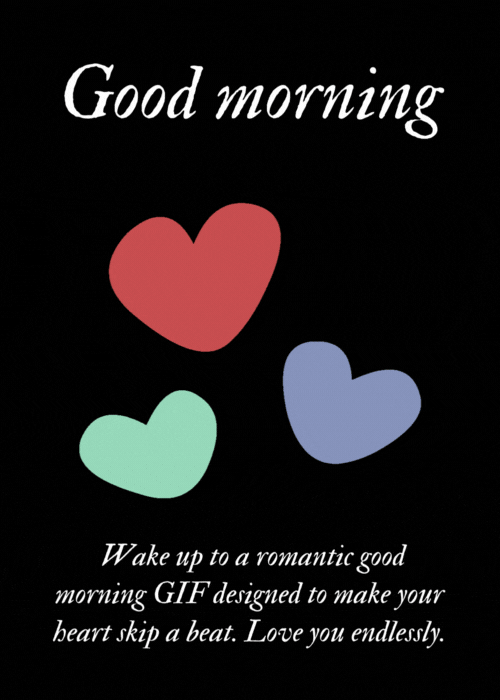 romantic good morning my love gif