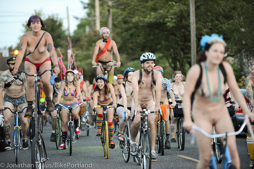 Best of Naked female bike riders