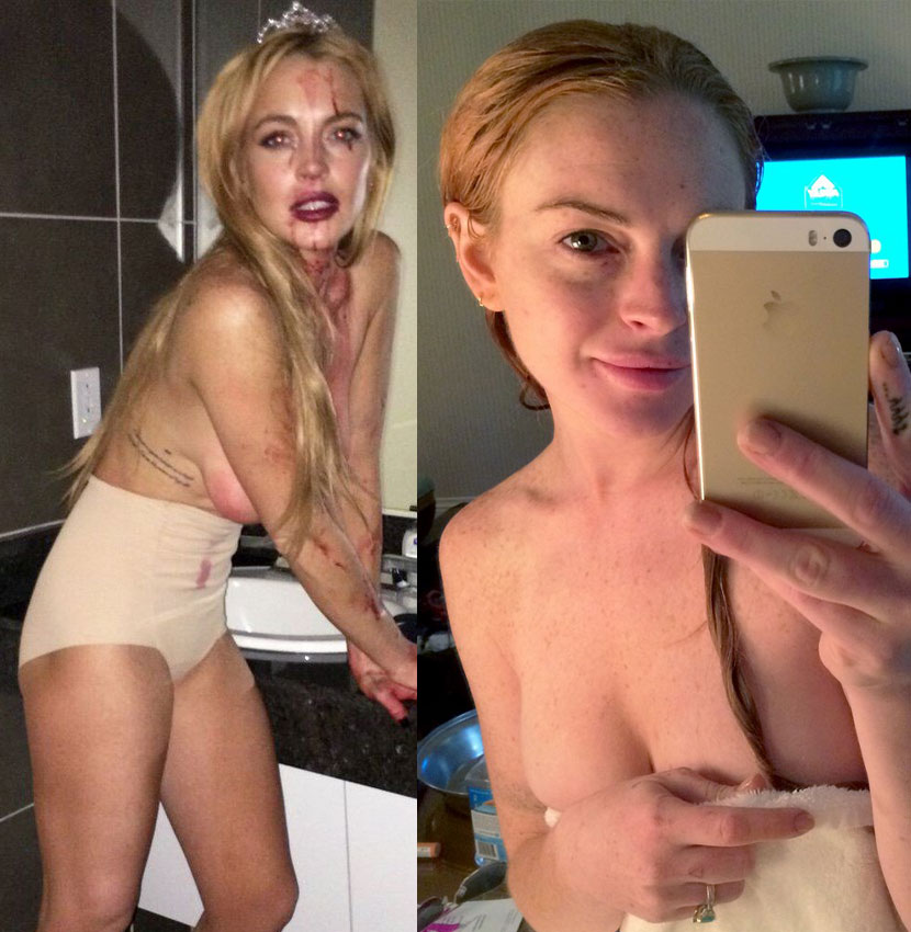 brandi nicole martinez recommends Lindsay Lohan Nude Pictures