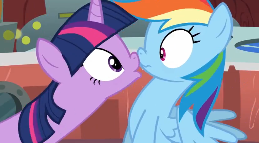 briody harrison recommends rainbow dash kiss twilight pic