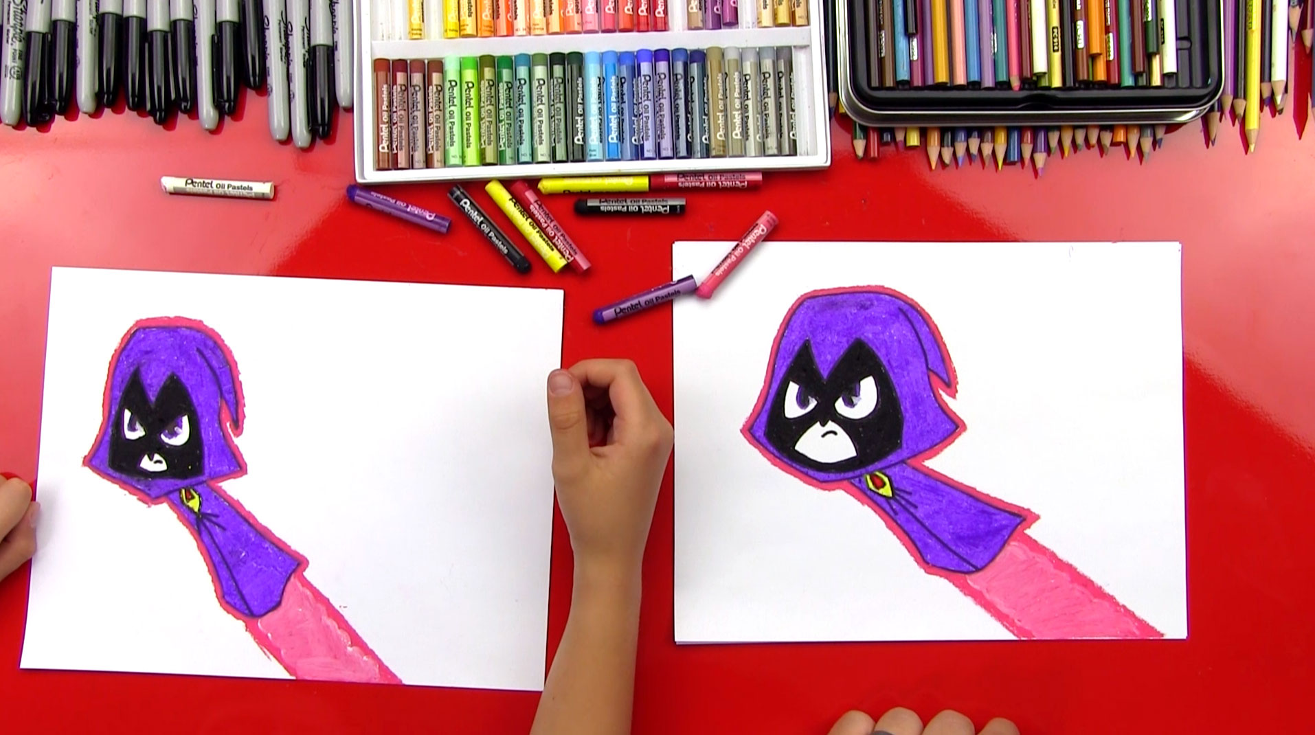 drawings of raven from teen titans