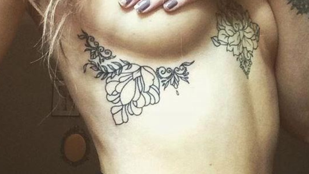 beth dover recommends side of boob tattoos pic