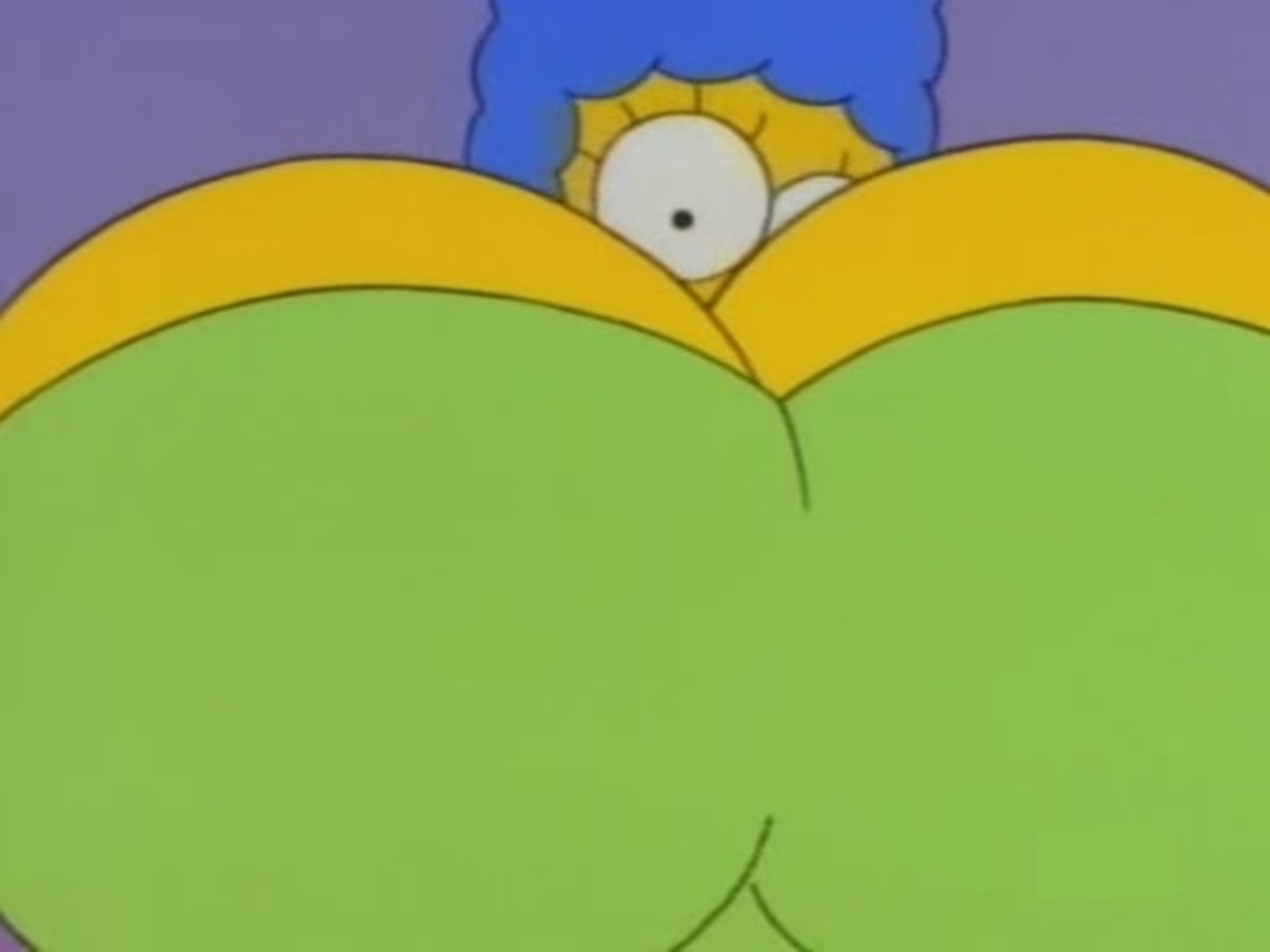 the simpsons marge boobs