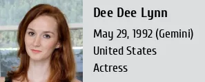 amanda bassinger recommends Dee Dee Lynn Bio