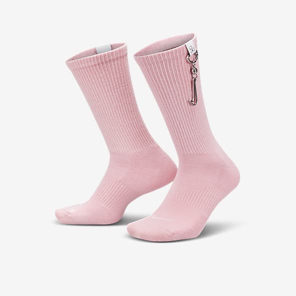 pink nike ankle socks