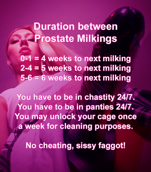 barbara carter recommends prostate milking in chastity pic