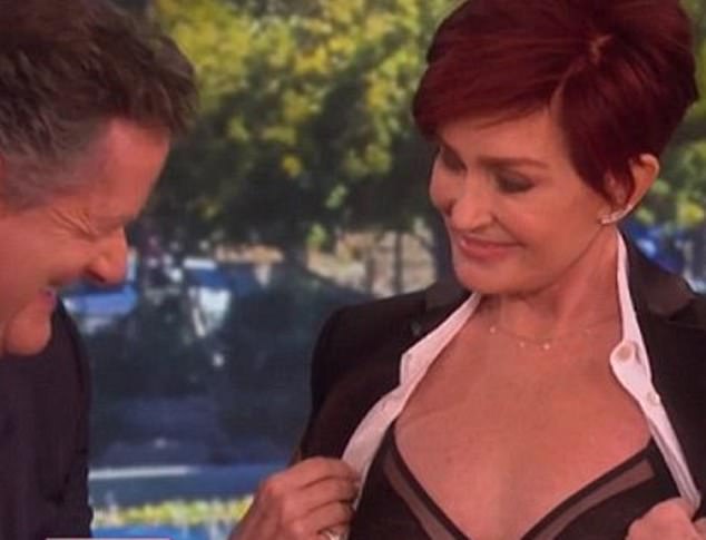 beckie mcmillan add photo sharon osbourne nip slip