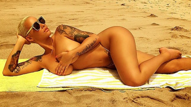 crystal bernhardt recommends amber rose in nude pic