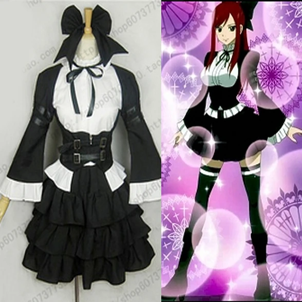 david caird share fairy tail erza maid photos