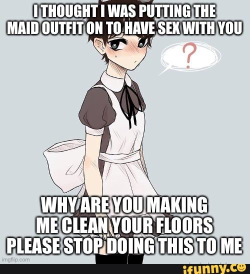 Maid Outfit Meme girl pone
