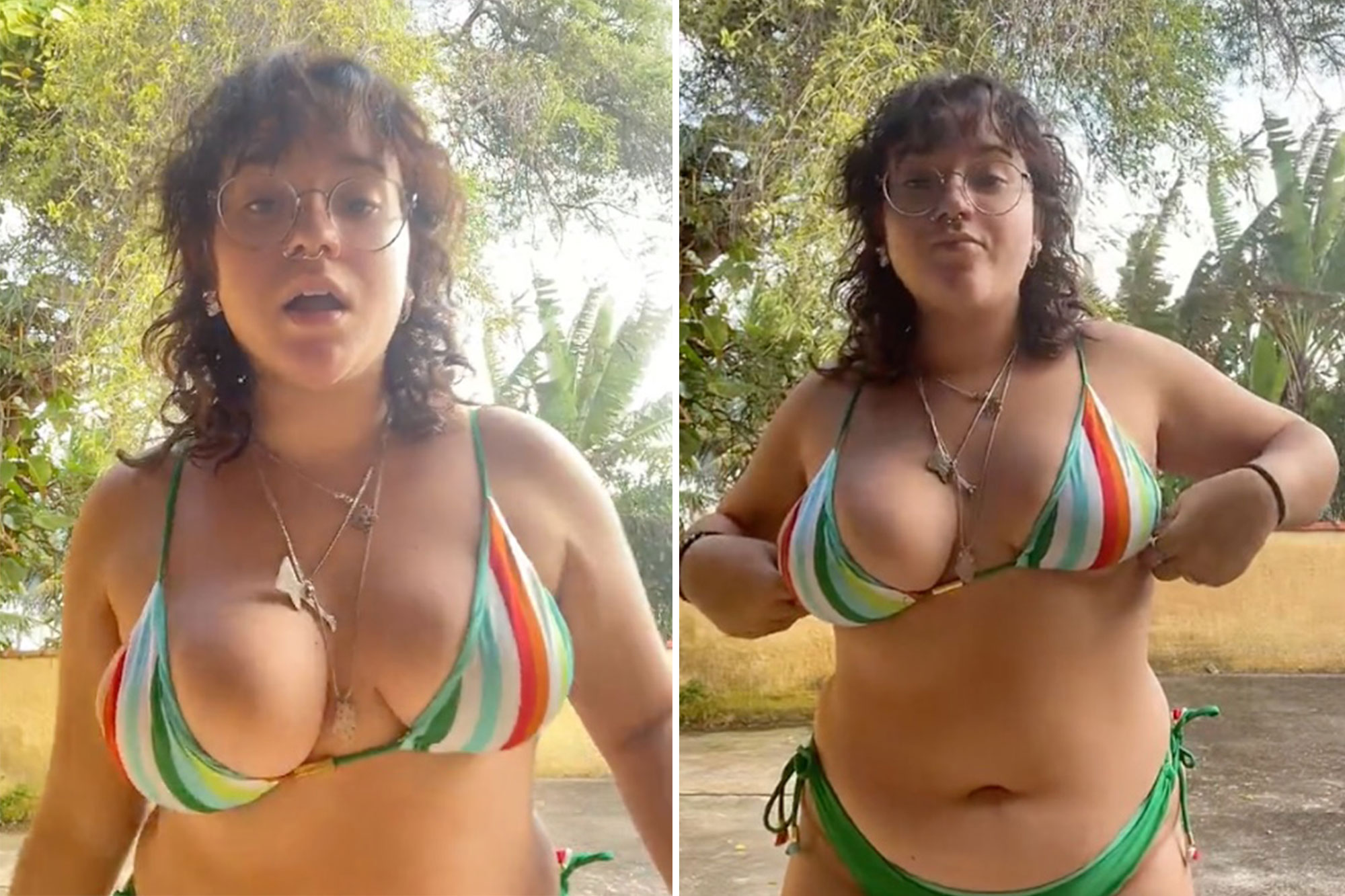 dana geyer share tits too big for bikini photos