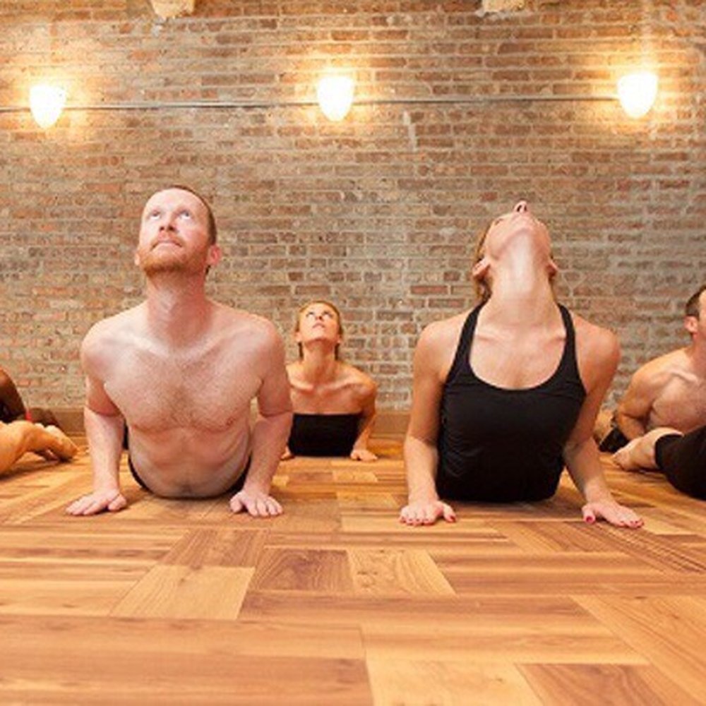 Best of Coed naked yoga class