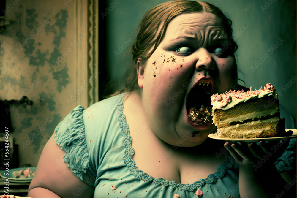 Best of Fat girls eating cake