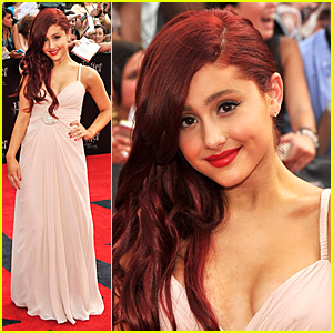 alex oskiera add ariana grande harry potter premiere photo