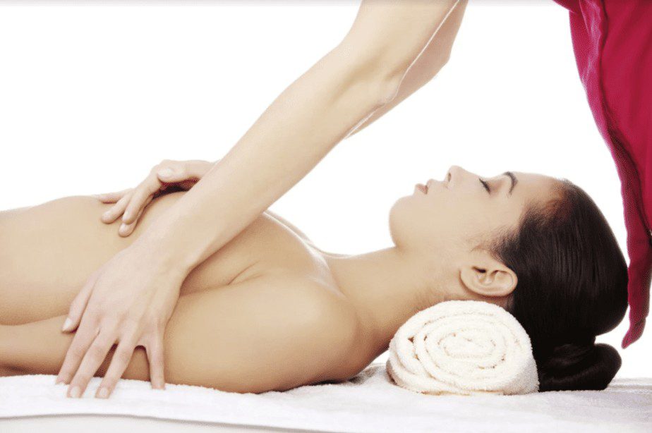 Asian Brest Massage and tickling