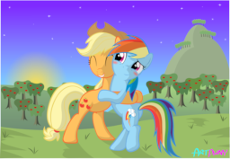 cherie willis share pictures of rainbow dash and applejack photos